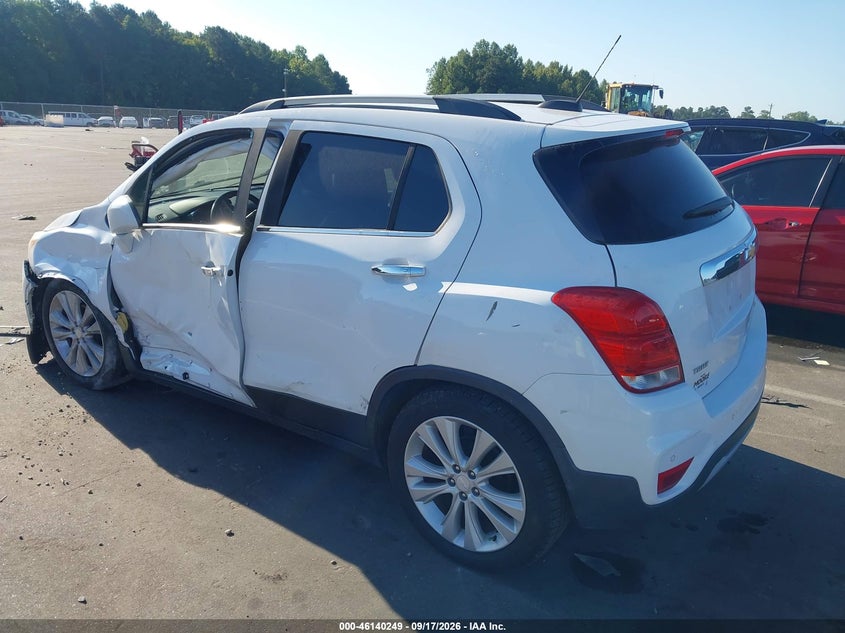 Vin: 3gncjmsbxjl268615, lot: 46639983, chevrolet trax premier 20183