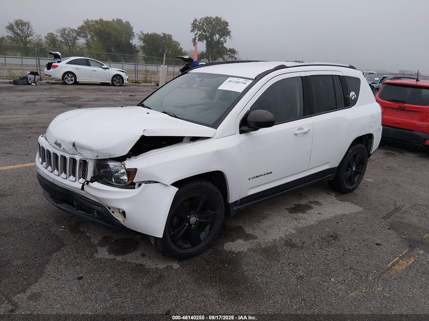 Vin: 1c4njdbb1ed842130, lot: 46639984, jeep compass sport 20142