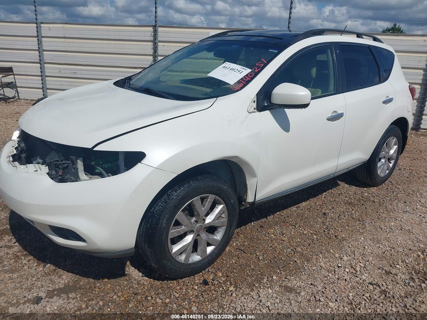 Vin: jn8az1mu9ew421916, lot: 46639985, nissan murano sl 20142