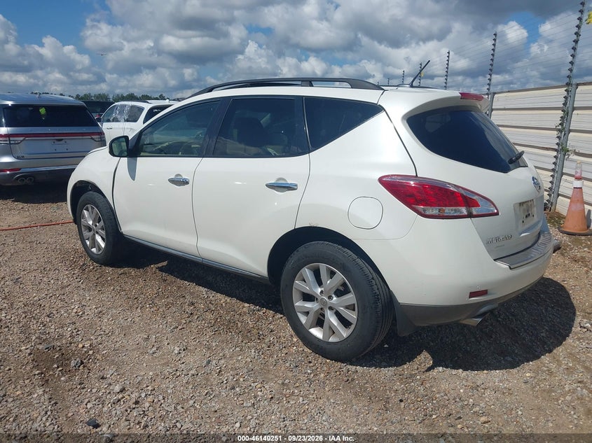 Vin: jn8az1mu9ew421916, lot: 46639985, nissan murano sl 20143