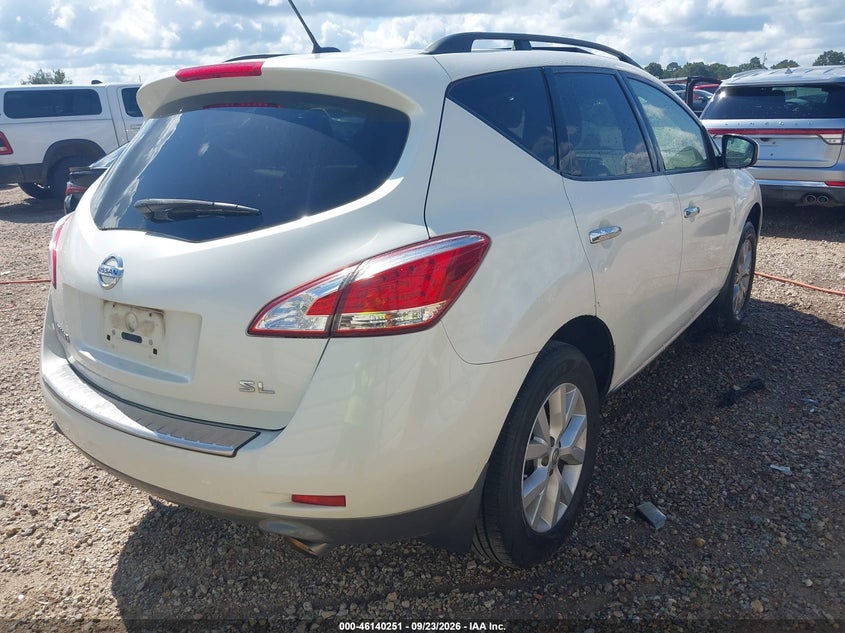 Vin: jn8az1mu9ew421916, lot: 46639985, nissan murano sl 20144