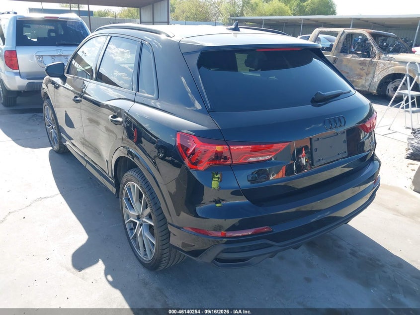 Vin: wa1eecf31s1076859, lot: 46639988, audi q3 premium 45 tfsi s line quattro tiptronic 20253