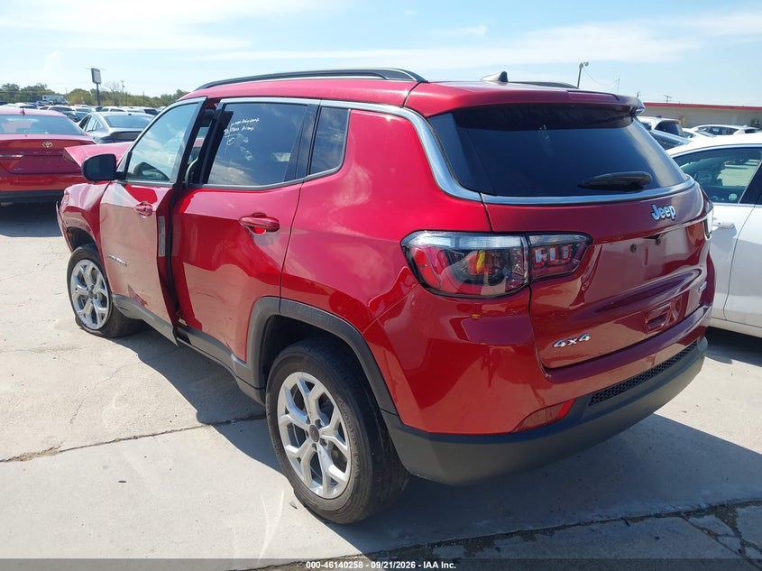 Vin: 3c4njdbnxst549648, lot: 46639992, jeep compass latitude 4x4 20253
