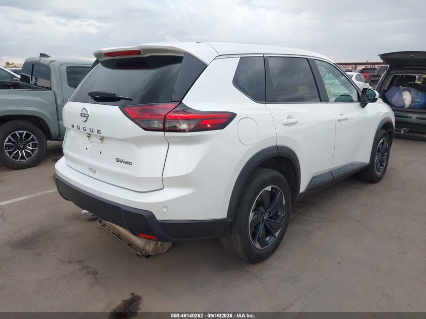 Vin: 5n1bt3bb7rc686657, lot: 46639996, nissan rogue sv intelligent awd 20244