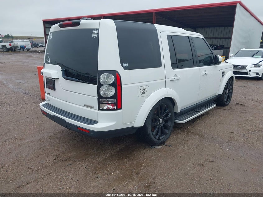 Vin: salak2v62ga804515, lot: 46640030, land rover lr4 20164