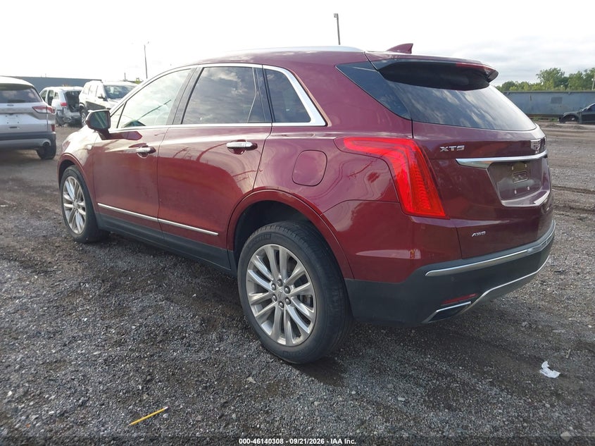 Vin: 1gyknfrs4hz185284, lot: 46640042, cadillac xt5 platinum 20173