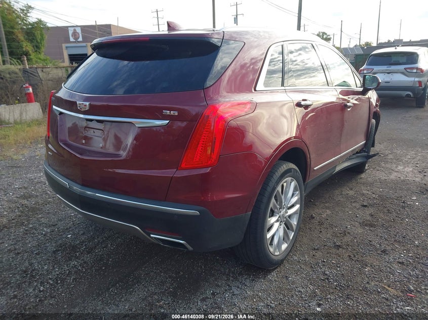 Vin: 1gyknfrs4hz185284, lot: 46640042, cadillac xt5 platinum 20174