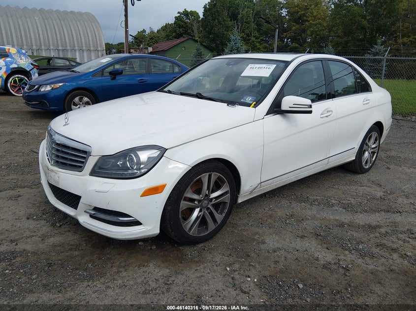 Vin: wddgf8ab8dr247608, lot: 46640050, mercedes-benz c 300 luxury 4matic 20132