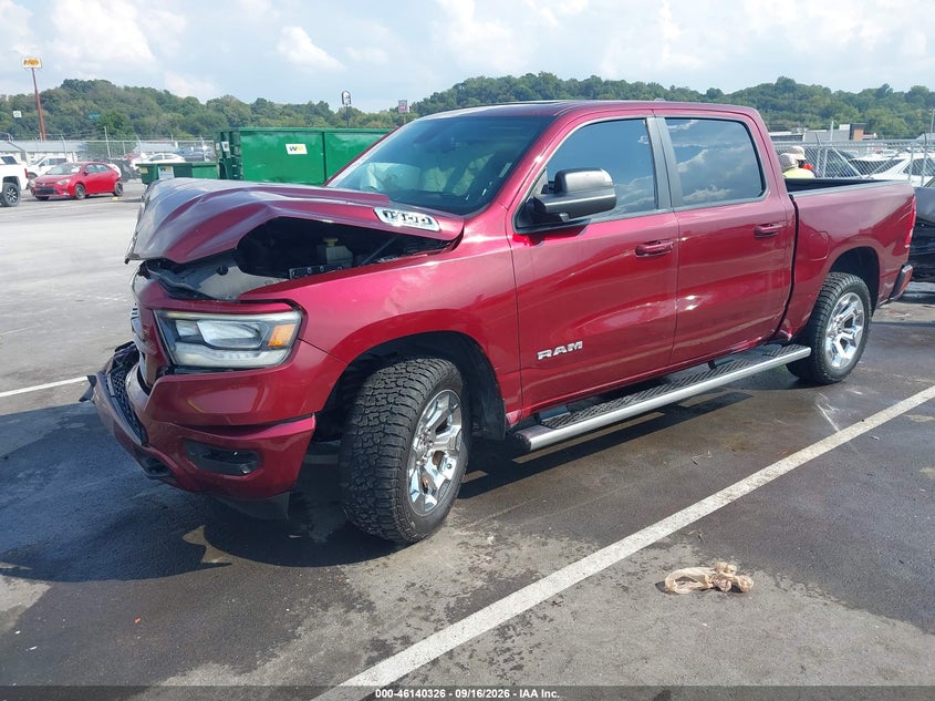Vin: 1c6srfft9kn593003, lot: 46640060, ram 1500 big horn/lone star  4x4 5'7 box 20192