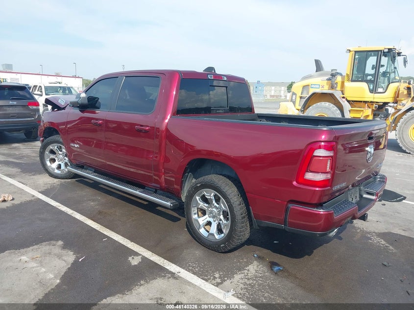 Vin: 1c6srfft9kn593003, lot: 46640060, ram 1500 big horn/lone star  4x4 5'7 box 20193