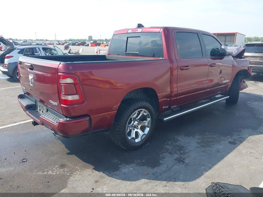 Vin: 1c6srfft9kn593003, lot: 46640060, ram 1500 big horn/lone star  4x4 5'7 box 20194
