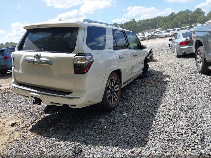 Vin: jtedu5jr2n5277660, lot: 46640062, toyota 4runner limited 20224