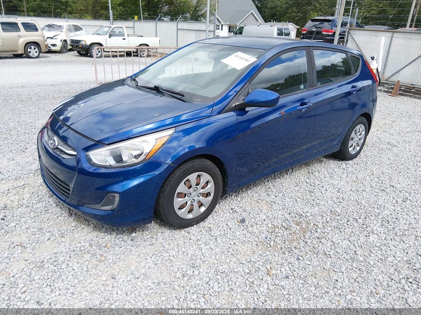 Vin: kmhct5ae5hu319017, lot: 46640075, hyundai accent se 20172