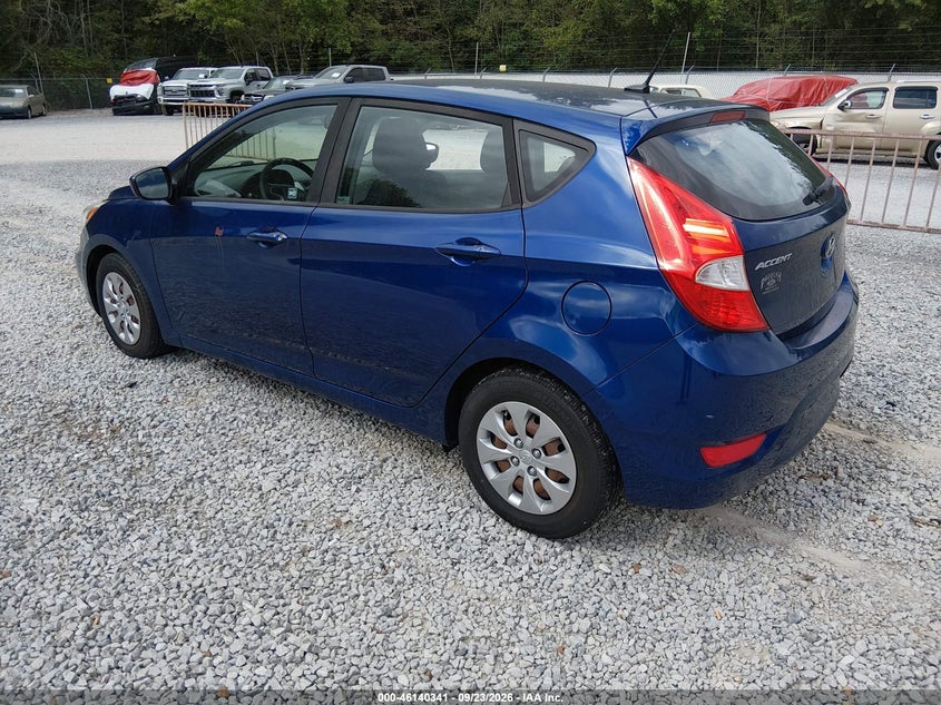Vin: kmhct5ae5hu319017, lot: 46640075, hyundai accent se 20173