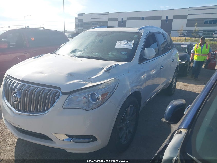 Vin: 5gakvbkd4fj278460, lot: 46640076, buick enclave leather 20152