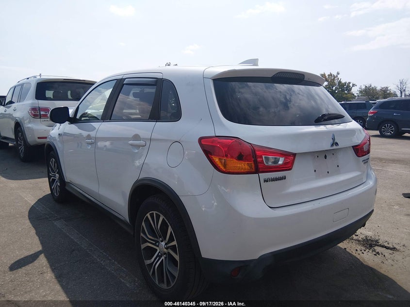 Vin: ja4ar3au7hz058671, lot: 46640079, mitsubishi outlander sport 2.0 le 20173