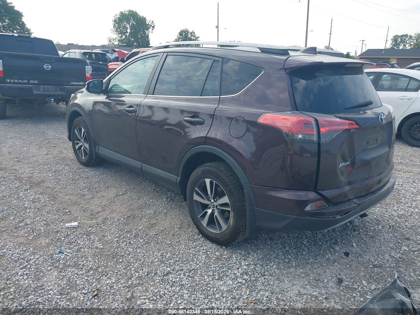 Vin: 2t3rfrev8hw626904, lot: 46640080, toyota rav4 xle 20173