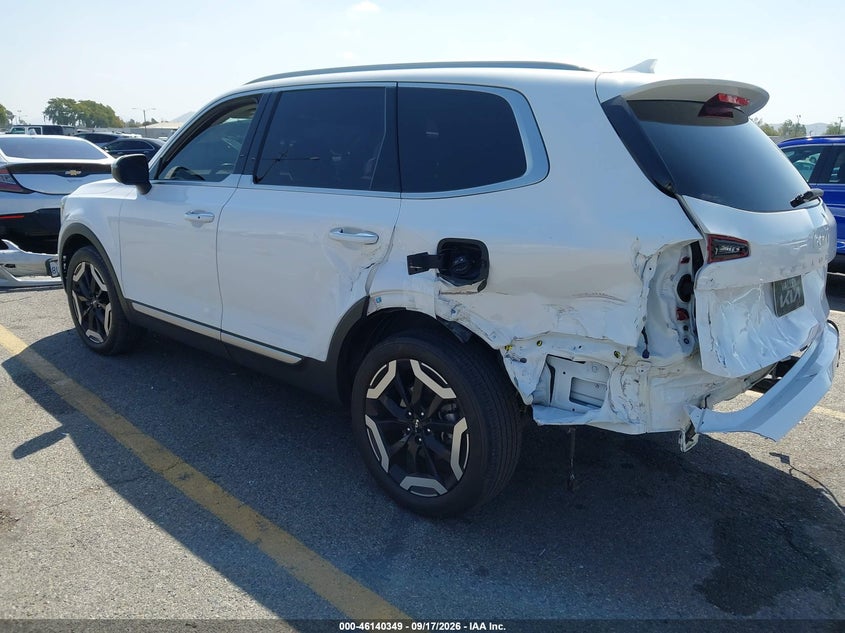 Vin: 5xyp64gc5rg541699, lot: 46640083, kia telluride s 20243