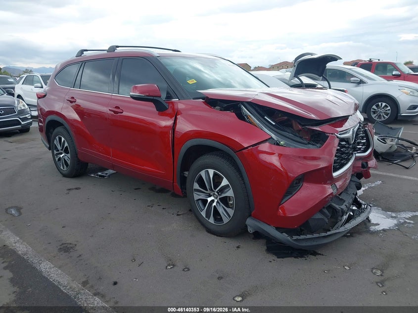 Vin: 5tdhzrah5ms083168, lot: 46640087, toyota highlander xle 2021 img_1