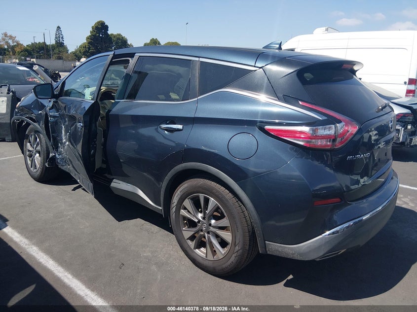 Vin: 5n1az2mg9hn117938, lot: 46640112, nissan murano s 20173