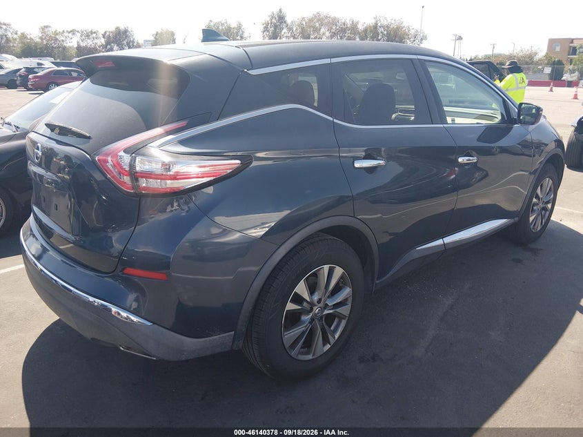 Vin: 5n1az2mg9hn117938, lot: 46640112, nissan murano s 20174