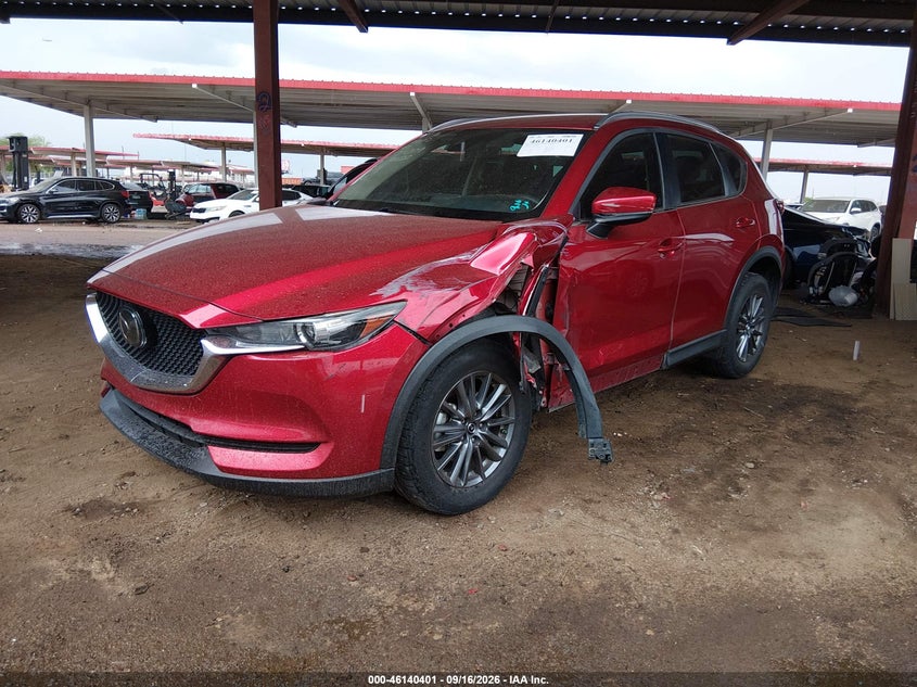Vin: jm3kfabm3j1400232, lot: 46640135, mazda cx-5 sport 20182