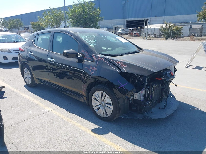 Vin: 1n4az1bv2pc557614, lot: 46640150, nissan leaf s 40 kwh 2023 img_1