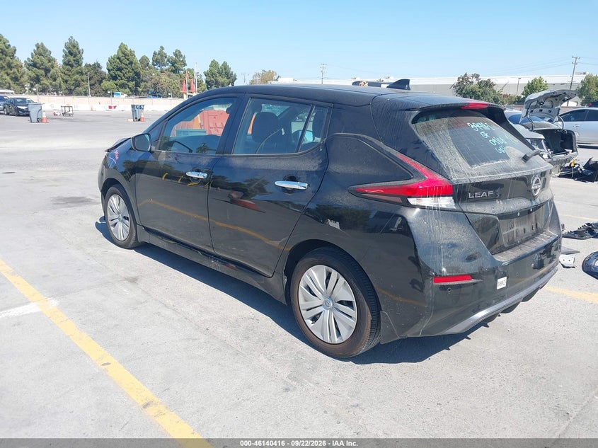 Vin: 1n4az1bv2pc557614, lot: 46640150, nissan leaf s 40 kwh 20233