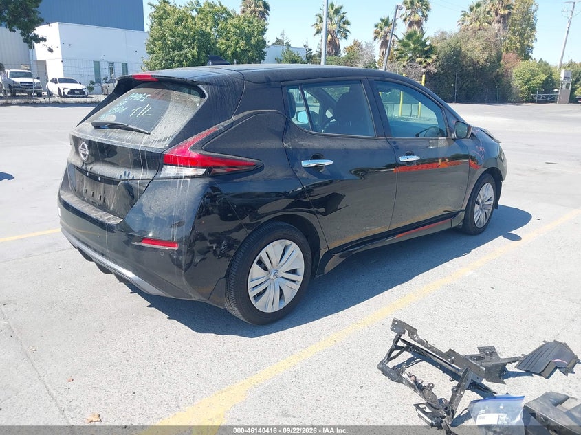 Vin: 1n4az1bv2pc557614, lot: 46640150, nissan leaf s 40 kwh 20234