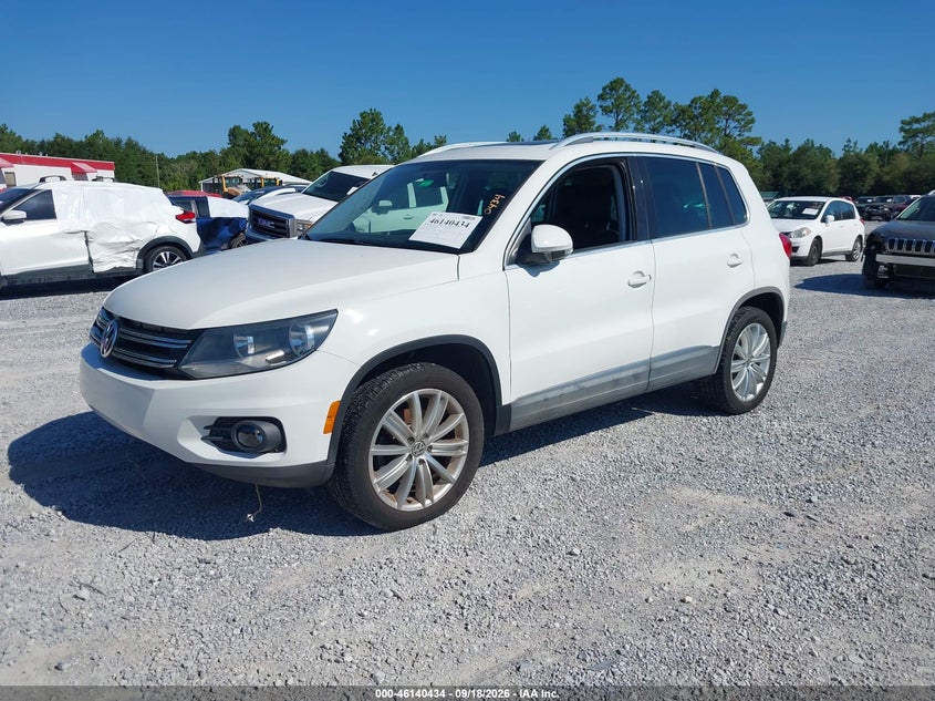 Vin: wvgav7ax1fw545023, lot: 46640167, volkswagen tiguan sel 20152