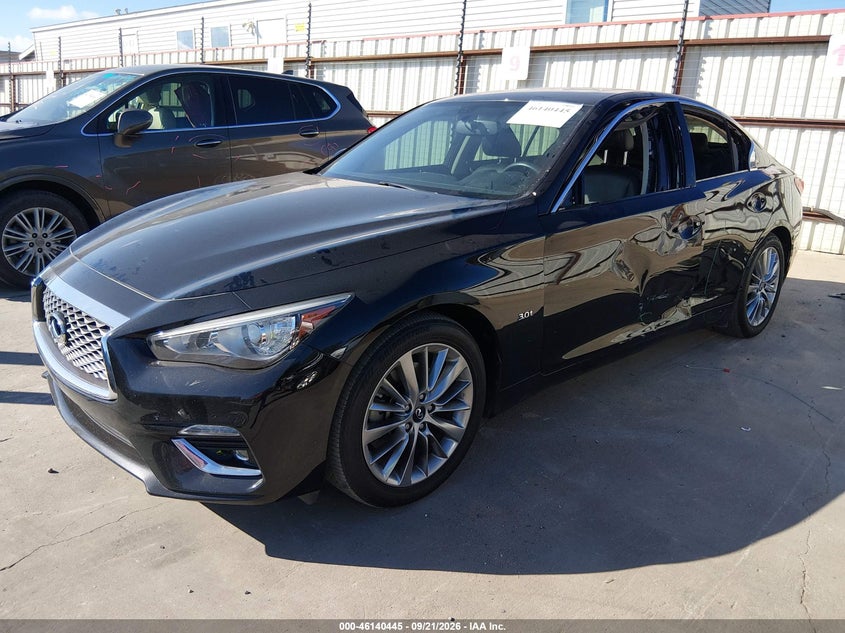 Vin: jn1ev7ap9km510289, lot: 46640179, infiniti q50 3.0t luxe 20192