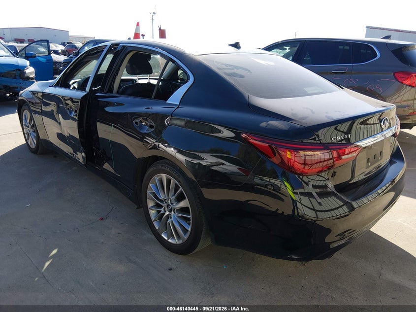 Vin: jn1ev7ap9km510289, lot: 46640179, infiniti q50 3.0t luxe 20193
