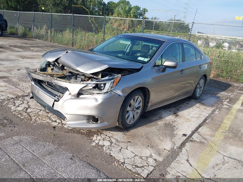 Vin: 4s3bnae61f3005678, lot: 46640192, subaru legacy 2.5i premium 20152
