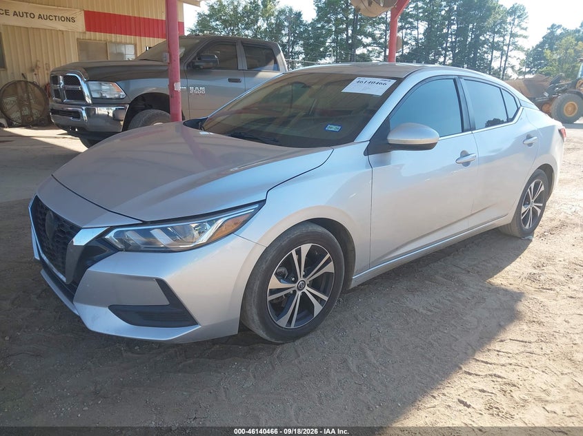 Vin: 3n1ab8cv7my220951, lot: 46640200, nissan sentra sv xtronic cvt 20212