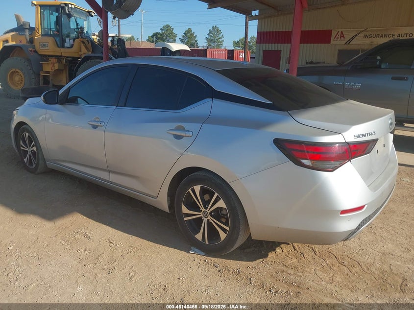 Vin: 3n1ab8cv7my220951, lot: 46640200, nissan sentra sv xtronic cvt 20213