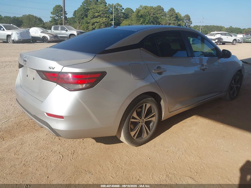 Vin: 3n1ab8cv7my220951, lot: 46640200, nissan sentra sv xtronic cvt 20214