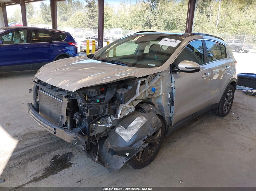 Vin: kndpncac8n7984412, lot: 46640206, kia sportage ex 20222