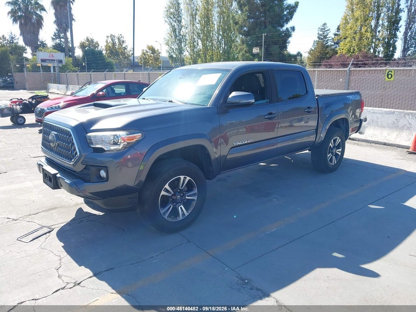 Vin: 5tfcz5an2kx194647, lot: 46640216, toyota tacoma trd sport 20192