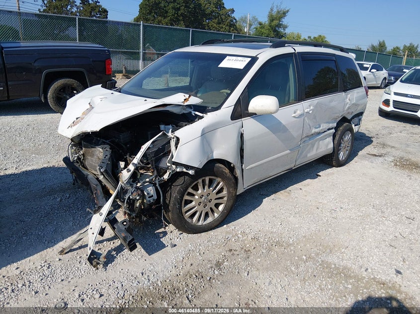 Vin: 5tdyk4cc3as298326, lot: 46640219, toyota sienna xle 20102