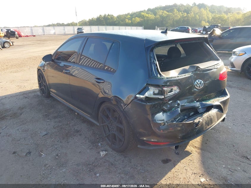 Vin: 3vw547au3hm021614, lot: 46640231, volkswagen golf gti autobahn 4-door/s 4-door/se 4-door/sport 4-door 20173