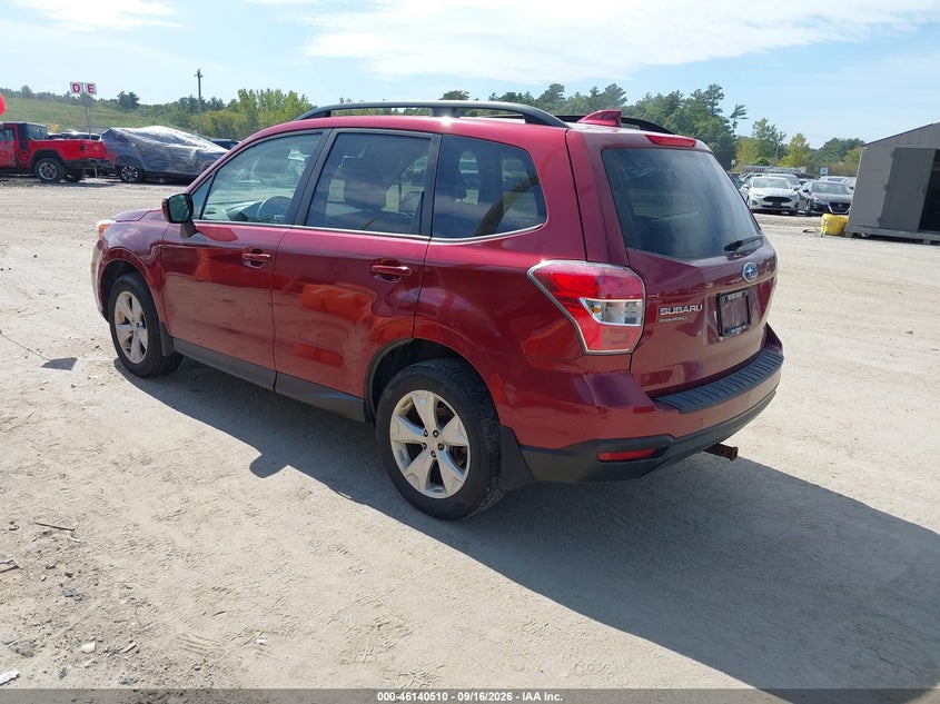 2016 SUBARU FORESTER auction photo 3