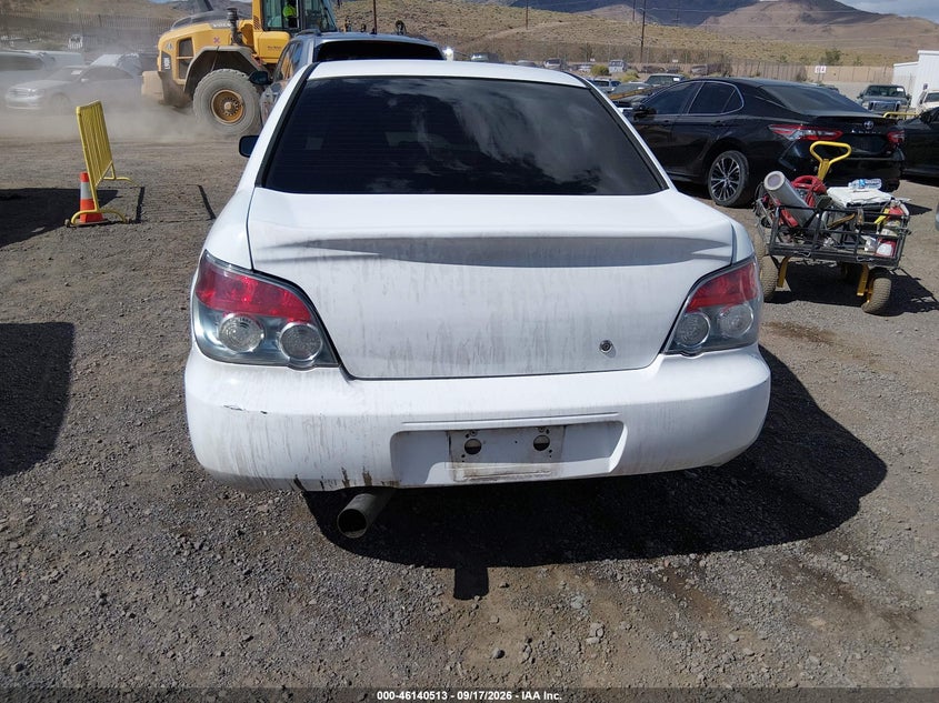 SUBARU IMPREZA 2006 VIN JF1GD79636G517561