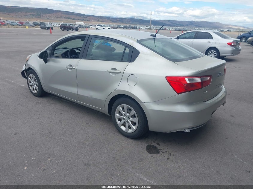 Vin: knadm4a34g6552496, lot: 46640256, kia rio lx 20163