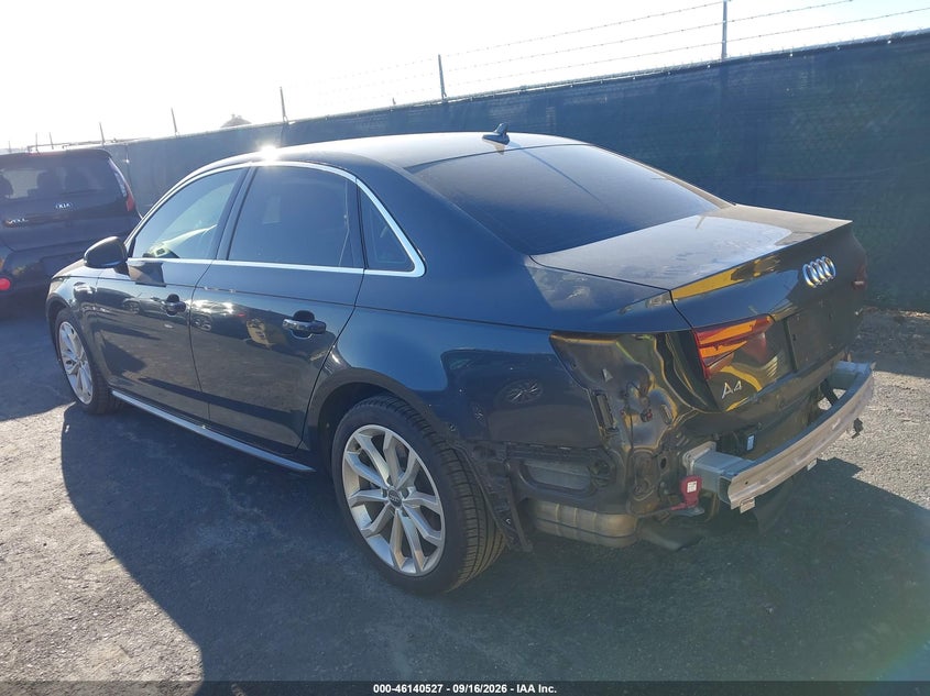 Vin: wauenaf45kn013627, lot: 46640261, audi a4 45 premium 20193