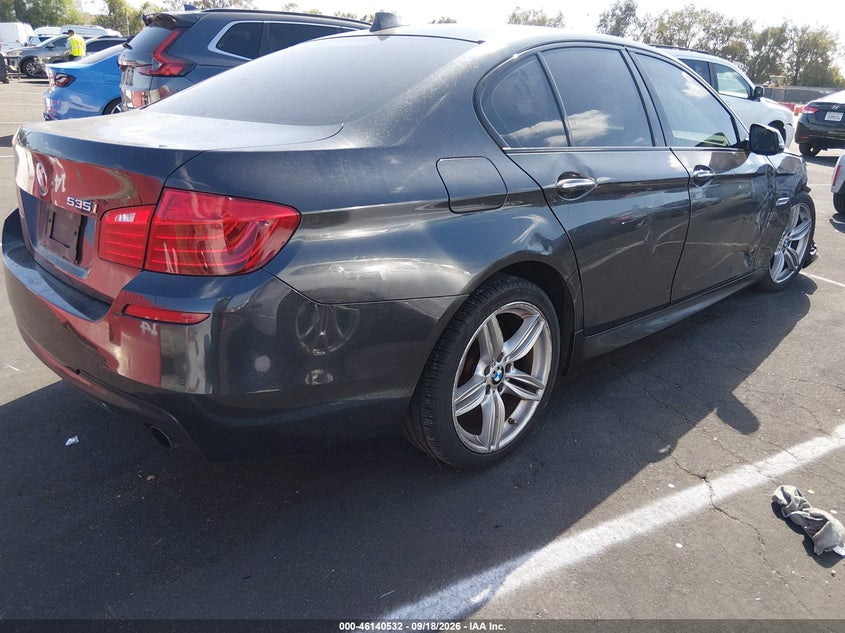 Vin: wba5b1c56ed483570, lot: 46640266, bmw 535i 20144