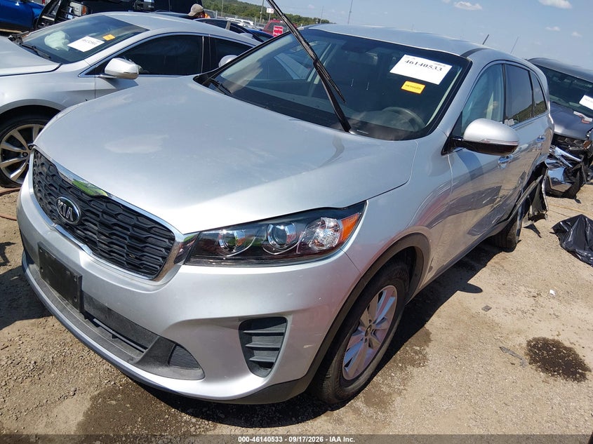 Vin: 5xypg4a58kg559952, lot: 46640267, kia sorento 3.3l lx 20192