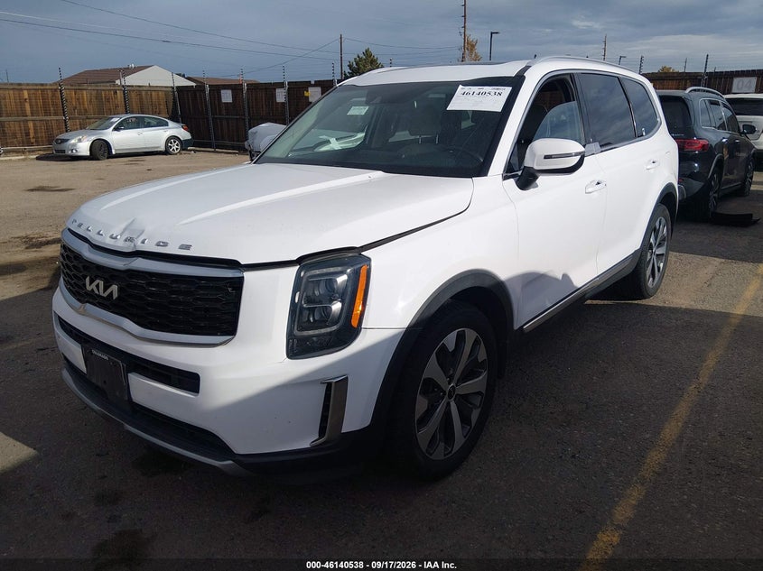 Vin: 5xyp3dhc5ng259029, lot: 46640272, kia telluride ex 20222