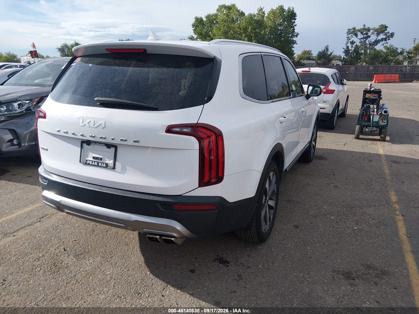 Vin: 5xyp3dhc5ng259029, lot: 46640272, kia telluride ex 20224