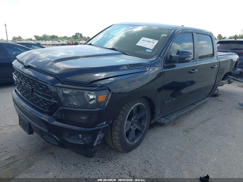 Vin: 1c6srfft1pn582150, lot: 46640370, ram 1500 lone star  4x4 5'7 box 20232