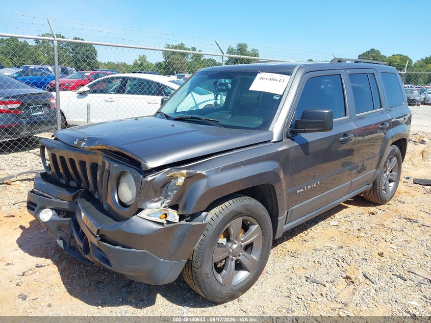 Vin: 1c4njpfa0ed758903, lot: 46640380, jeep patriot high altitude 20142